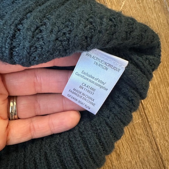 Gentle Fawn Preppy Kyla Cable Knit V Neck Sweater Pullover L Academic 90s - Picture 7 of 8